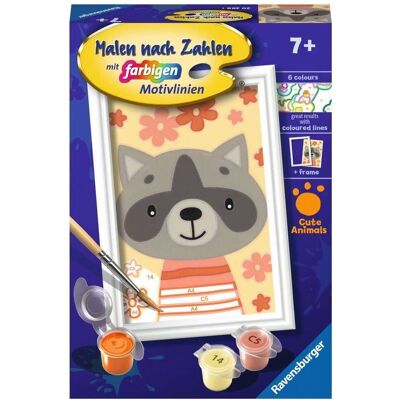 Ravensburger Colorier par Chiffres Raccoon - Enfants 7+ - Publicité Ravensburger Colorier par Chiffres Raccoon - Enfants 7+ - Publicité