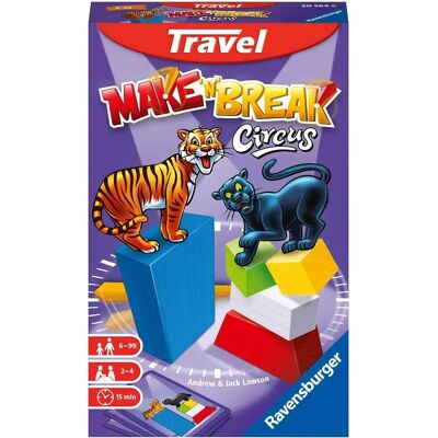 Ravensburger Make'n'Break Circo Viaggio - Gioco da Tavolo Ravensburger Make'n'Break Circo Viaggio - Gioco da Tavolo