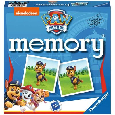 Ravensburger Paw Patrol Memory - Card Game - Family Fun Ravensburger Paw Patrol Memory - Card Game - Family Fun