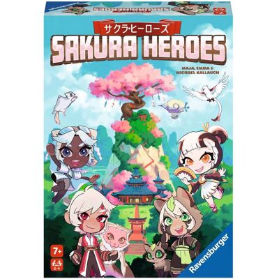 Ravensburger 20957 Sakura Heroes - Gioco da tavolo per 2-4 giocatori - 7+ Ravensburger 20957 Sakura Heroes - Gioco da tavolo per 2-4 giocatori - 7+