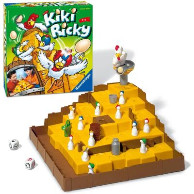 Ravensburger Kiki Ricky - Wielojęzyczna Gra Planszowa Ravensburger Kiki Ricky - Wielojęzyczna Gra Planszowa