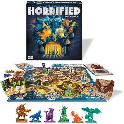 Ravensburger RAV22407 - Grekiska Monster Horrified - Samarbetsstrategispel för Vuxna Ravensburger RAV22407 - Grekiska Monster Horrified - Samarbetsstrategispel för Vuxna