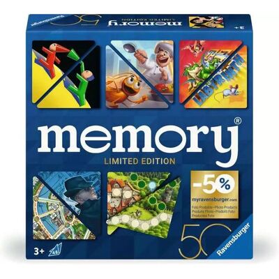 Ravensburger 22463 Memory - Edición Limitada del 50 Aniversario Ravensburger 22463 Memory - Edición Limitada del 50 Aniversario