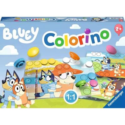 Ravensburger Bluey Colorino - Jeu de société - Couleurs, Motricité, Bluey Ravensburger Bluey Colorino - Jeu de société - Couleurs, Motricité, Bluey