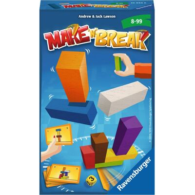 Ravensburger Make'n'Break - Spel van vaardigheid - 23444 Ravensburger Make'n'Break - Spel van vaardigheid - 23444
