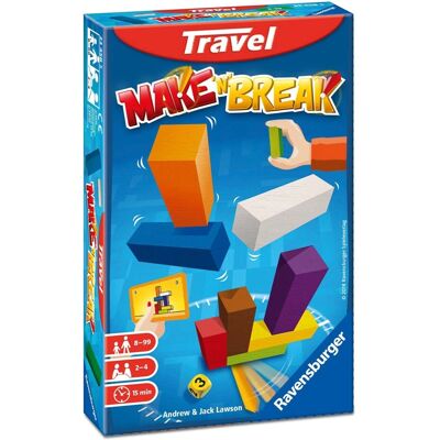 Ravensburger Make'n'break Utazási Társasjáték - Készségek & Konstrukciók Ravensburger Make'n'break Utazási Társasjáték - Készségek & Konstrukciók