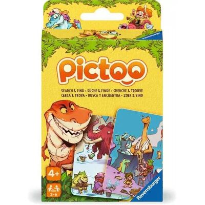 Ravensburger - Pictoo Dino - Jogo da Memória para Crianças 4+ - Atividade Divertida em Família Ravensburger - Pictoo Dino - Jogo da Memória para Crianças 4+ - Atividade Divertida em Família