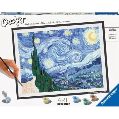 Ravensburger Kunstsammlung - Sternennacht (Van Gogh) Malbuch & Spiel Ravensburger Kunstsammlung - Sternennacht (Van Gogh) Malbuch & Spiel