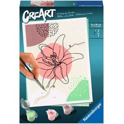 Kit de coloriage Floral Line Art Ravensburger - Fournitures artistiques - Publicité Kit de coloriage Floral Line Art Ravensburger - Fournitures artistiques - Publicité