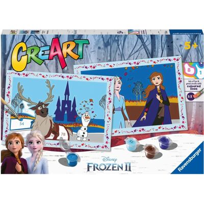 Ravensburger CreArt Junior Frozen II - Verfset voor Kinderen Ravensburger CreArt Junior Frozen II - Verfset voor Kinderen