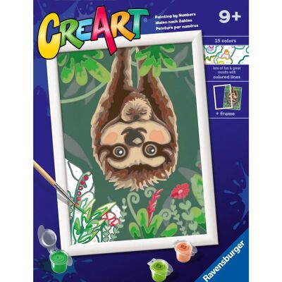 Ravensburger CreArt Hanging Out - Malowanie po numerach Ravensburger CreArt Hanging Out - Malowanie po numerach