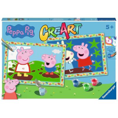Ravensburger Peppa Pig Kit de Peinture par Numéros - Kit de Coloration - Publicité Ravensburger Peppa Pig Kit de Peinture par Numéros - Kit de Coloration - Publicité
