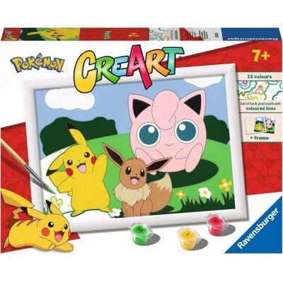 Ravensburger CreArt Pokémon Classics - Kit d'Art Puzzle - Publicité Ravensburger CreArt Pokémon Classics - Kit d'Art Puzzle - Publicité