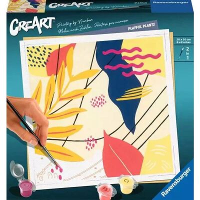 Ravensburger 23638 Kit de Peinture par Numéros - Plantes Ludiques - Enfants & Adultes - Publicité Ravensburger 23638 Kit de Peinture par Numéros - Plantes Ludiques - Enfants & Adultes - Publicité