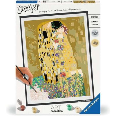 Jogo de Tabuleiro Ravensburger Creart O Beijo - Coleção de Arte Jogo de Tabuleiro Ravensburger Creart O Beijo - Coleção de Arte