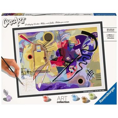 Ravensburger Kandinsky Malen nach Zahlen - Kinderrätsel Ravensburger Kandinsky Malen nach Zahlen - Kinderrätsel
