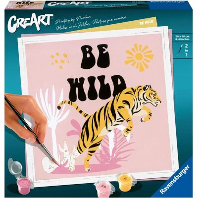 Ravensburger CreArt Jolane Edition - Be Wild Pintar por Números - Niños y Adultos Ravensburger CreArt Jolane Edition - Be Wild Pintar por Números - Niños y Adultos