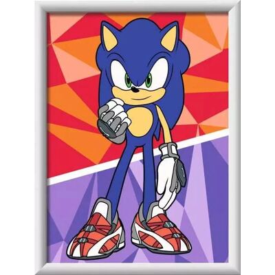 Ravensburger Sonic the Hedgehog Pintura por Números - Kit Creativo Ravensburger Sonic the Hedgehog Pintura por Números - Kit Creativo