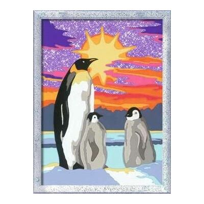 Ravensburger - Série D Classic - Pingouins - Kit de Peinture - Publicité Ravensburger - Série D Classic - Pingouins - Kit de Peinture - Publicité