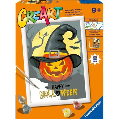 Ravensburger CreArt Serie D Classic - Szczęśliwego Halloween - Zestaw Malarski dla Dzieci Ravensburger CreArt Serie D Classic - Szczęśliwego Halloween - Zestaw Malarski dla Dzieci