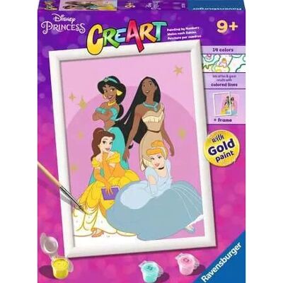 Ravensburger CreArt - MNZ - Principesse Disney - Kit di Pittura 9+ Ravensburger CreArt - MNZ - Principesse Disney - Kit di Pittura 9+