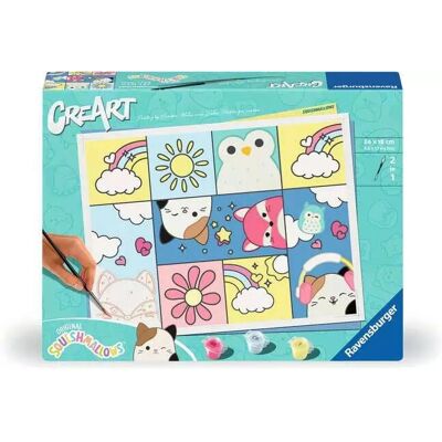 Ravensburger CreArt - Squishmallows - Peinture par Numéros pour Adultes - Publicité Ravensburger CreArt - Squishmallows - Peinture par Numéros pour Adultes - Publicité