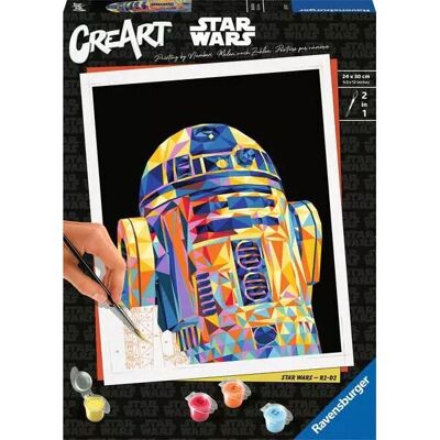 Ravensburger Star Wars R2-D2 Kleurset - 24x30cm Ravensburger Star Wars R2-D2 Kleurset - 24x30cm