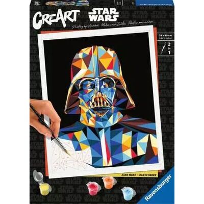 Ravensburger Star Wars CreArt - Darth Vader Malset - 24x30cm Ravensburger Star Wars CreArt - Darth Vader Malset - 24x30cm