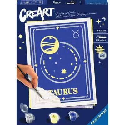 Kit de Peinture Taureau - Peindre avec des Nombres pour Adultes - Publicité Kit de Peinture Taureau - Peindre avec des Nombres pour Adultes - Publicité