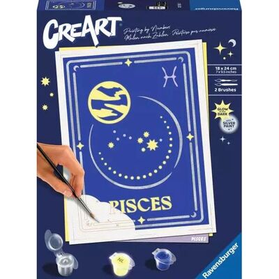 Ravensburger Pisces Malen Nach Zahlen - Malbuch Kit Ravensburger Pisces Malen Nach Zahlen - Malbuch Kit