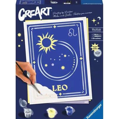 Ravensburger Lew Zodiak - Kolorowanka z Numerami Ravensburger Lew Zodiak - Kolorowanka z Numerami