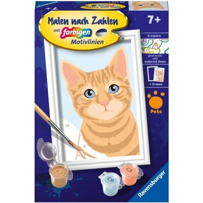 Ravensburger Malen Nach Zahlen - Niedliche Katze - Kinder ab 7 Jahren Ravensburger Malen Nach Zahlen - Niedliche Katze - Kinder ab 7 Jahren