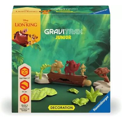 Ravensburger Ravensburger GraviTrax Junior Estensione Re Leone - Set di costruttori Ravensburger Ravensburger GraviTrax Junior Estensione Re Leone - Set di costruttori