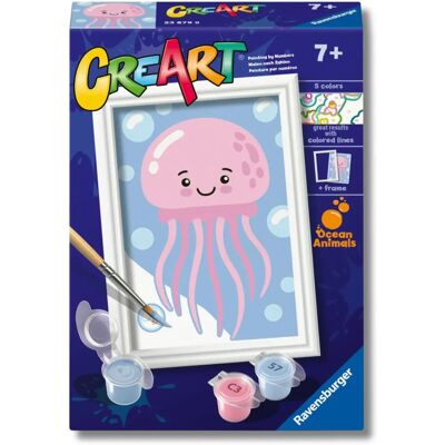 Ravensburger CreArt Peindre par Numéros - Trendi Frog Multicolore - Publicité Ravensburger CreArt Peindre par Numéros - Trendi Frog Multicolore - Publicité