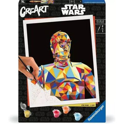 Ravensburger 23894 Mal efter tal - Star Wars C-3PO Ravensburger 23894 Mal efter tal - Star Wars C-3PO