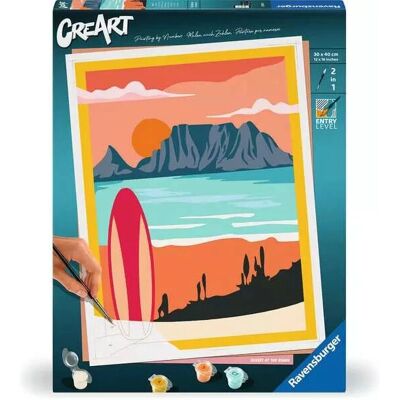 Ravensburger 23898 Malen nach Zahlen - Sonnenuntergang am Strand - Ab 12 Jahren Ravensburger 23898 Malen nach Zahlen - Sonnenuntergang am Strand - Ab 12 Jahren