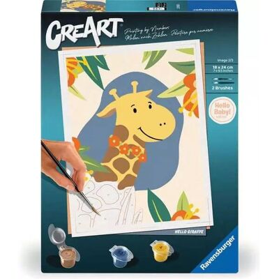 Ravensburger Giraffe Maler efter tal - Børn & Voksne Ravensburger Giraffe Maler efter tal - Børn & Voksne