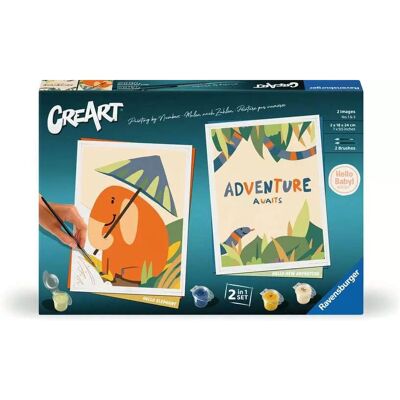 Ravensburger Farv efter Tal - Sæt til Børn & Voksne Ravensburger Farv efter Tal - Sæt til Børn & Voksne