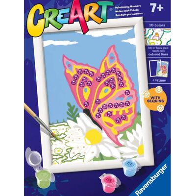 Ravensburger CreArt Série E : Papillon Étincelant Kit de Peinture - Publicité Ravensburger CreArt Série E : Papillon Étincelant Kit de Peinture - Publicité