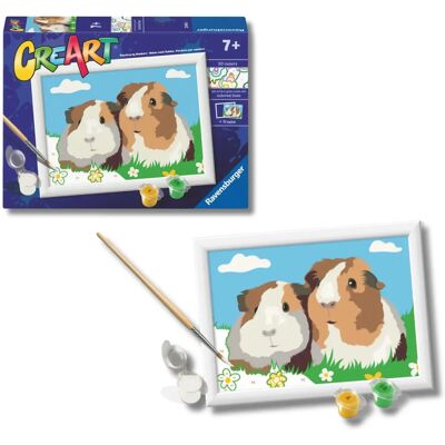 Ravensburger CreArt Serie E: Cavia's - Verfset Ravensburger CreArt Serie E: Cavia's - Verfset