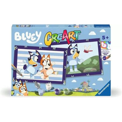 Ravensburger Bluey Mal- und Zeichenkit - Malbuch & Kunstset Ravensburger Bluey Mal- und Zeichenkit - Malbuch & Kunstset