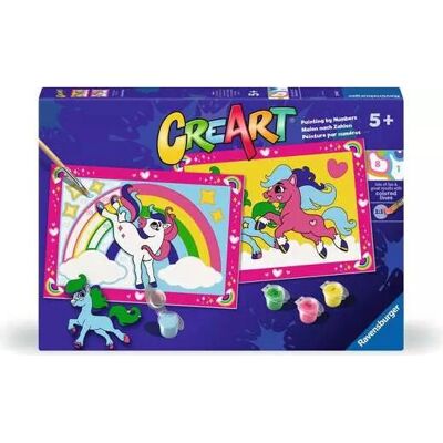 Ravensburger CreArt Einhorn Malset - Malen nach Zahlen Ravensburger CreArt Einhorn Malset - Malen nach Zahlen