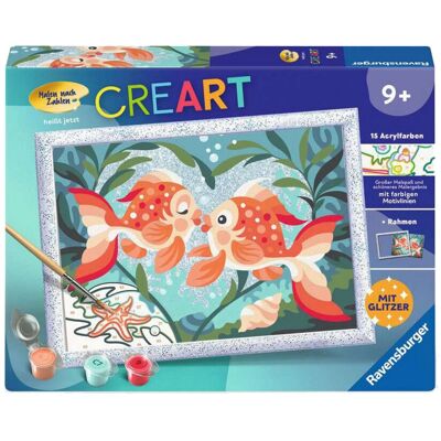 Ravensburger CreArt - Peinture par numéros 23998 - Poissons amoureux - à partir de 9 ans - Publicité Ravensburger CreArt - Peinture par numéros 23998 - Poissons amoureux - à partir de 9 ans - Publicité