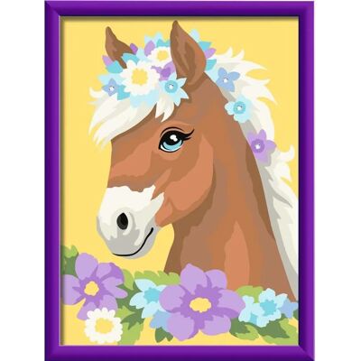 Ravensburger Malen nach Zahlen - Pferd mit Blumen - bunt Ravensburger Malen nach Zahlen - Pferd mit Blumen - bunt