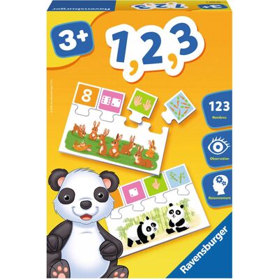 Ravensburger 1, 2, 3 Gioco Educativo di Puzzle - Gioco Educativo di Puzzle Ravensburger 1, 2, 3 Gioco Educativo di Puzzle - Gioco Educativo di Puzzle