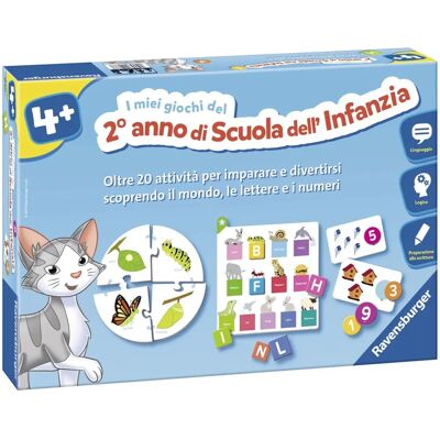 Ravensburger - Gioco Educativo per 4+ Anni - Sviluppo di Lettura, Numeri, Forme Ravensburger - Gioco Educativo per 4+ Anni - Sviluppo di Lettura, Numeri, Forme