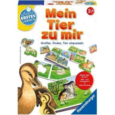 Ravensburger Mein Tier zu mir - Educational Game Book for Kids Ravensburger Mein Tier zu mir - Educational Game Book for Kids