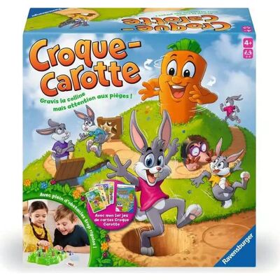 Ravensburger Croque Carotte - Jeu de cartes famille - Publicité Ravensburger Croque Carotte - Jeu de cartes famille - Publicité