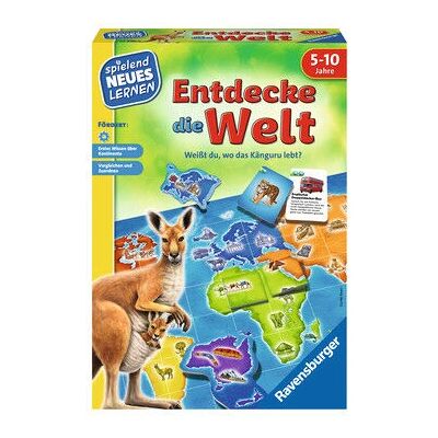 Ravensburger Modello 24990 - Gioco educativo sul mondo Ravensburger Modello 24990 - Gioco educativo sul mondo