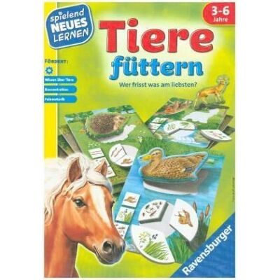 Ravensburger - Nourrir les animaux - Jeu éducatif pour enfants Ravensburger - Nourrir les animaux - Jeu éducatif pour enfants